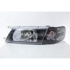 Nissan Sentra B14 Black Crystal Headlamp